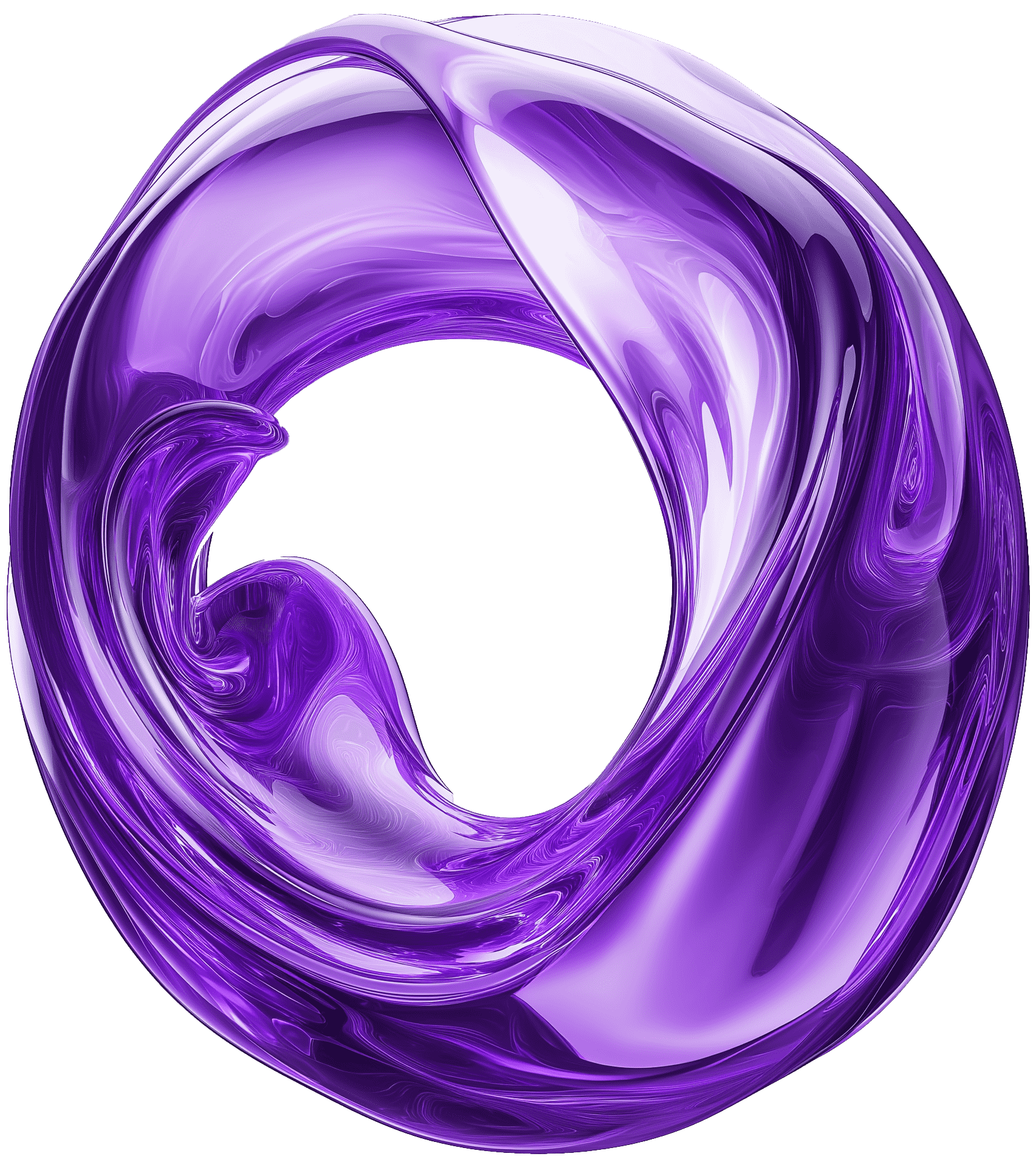 Interactive voicemail visualization - AI-powered voice assistant with purple wave pattern representing conversational voice communication technology